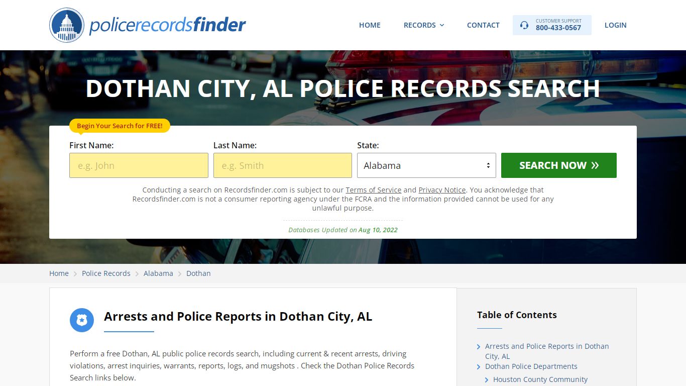 Dothan, Houston County, AL Police Reports & Police ...